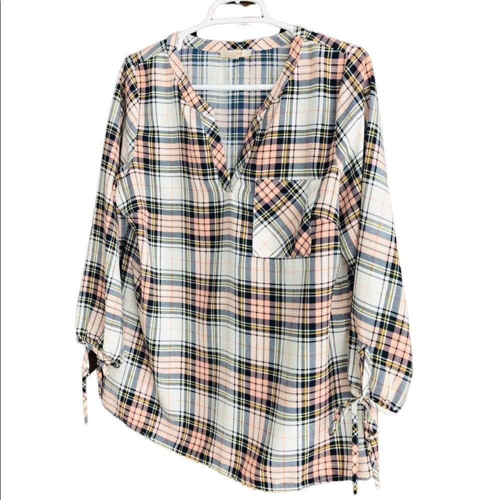 Skies Are Blue | Plaid Tunic
